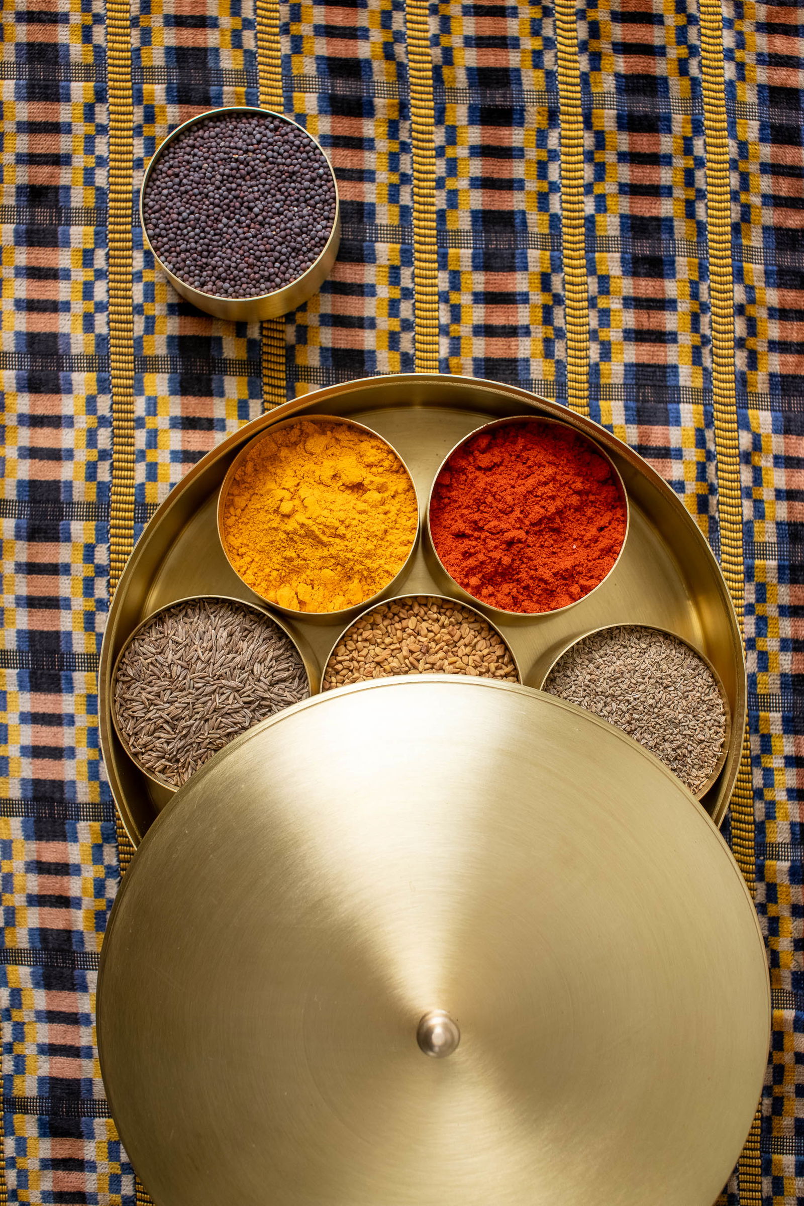 Traditional Brass Masala Dabba