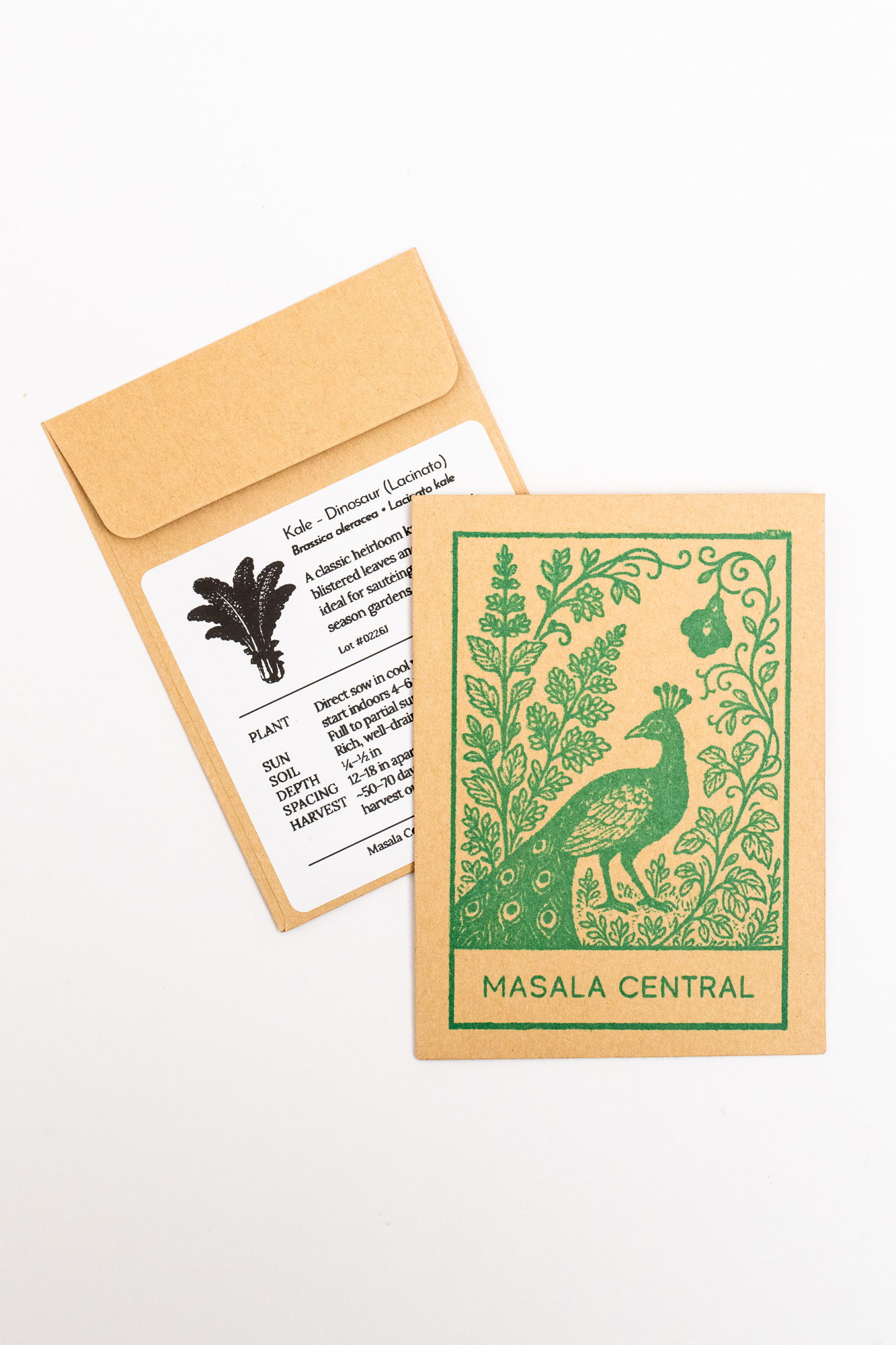 Lacinato kale seed packets