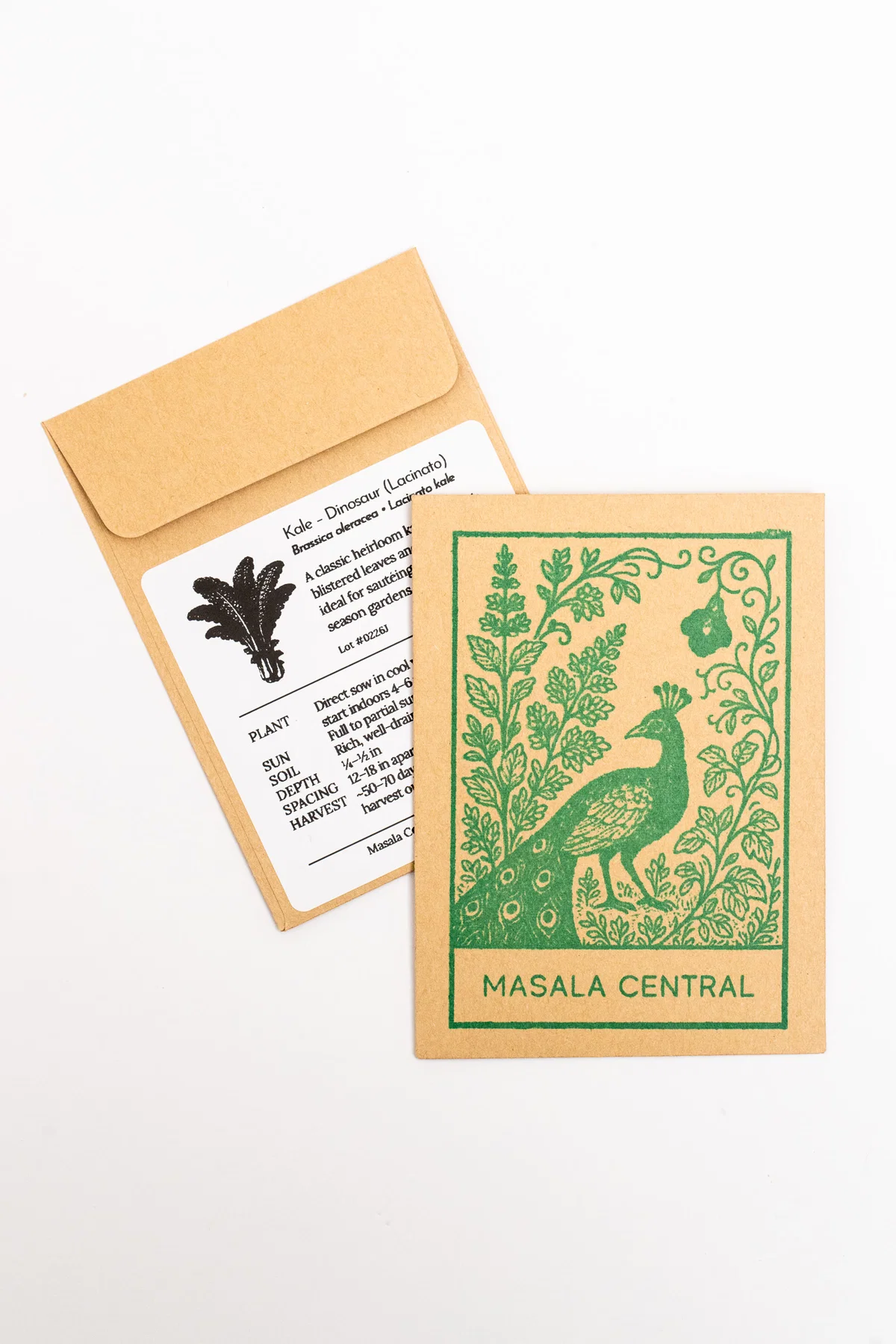 Lacinato kale seed packets