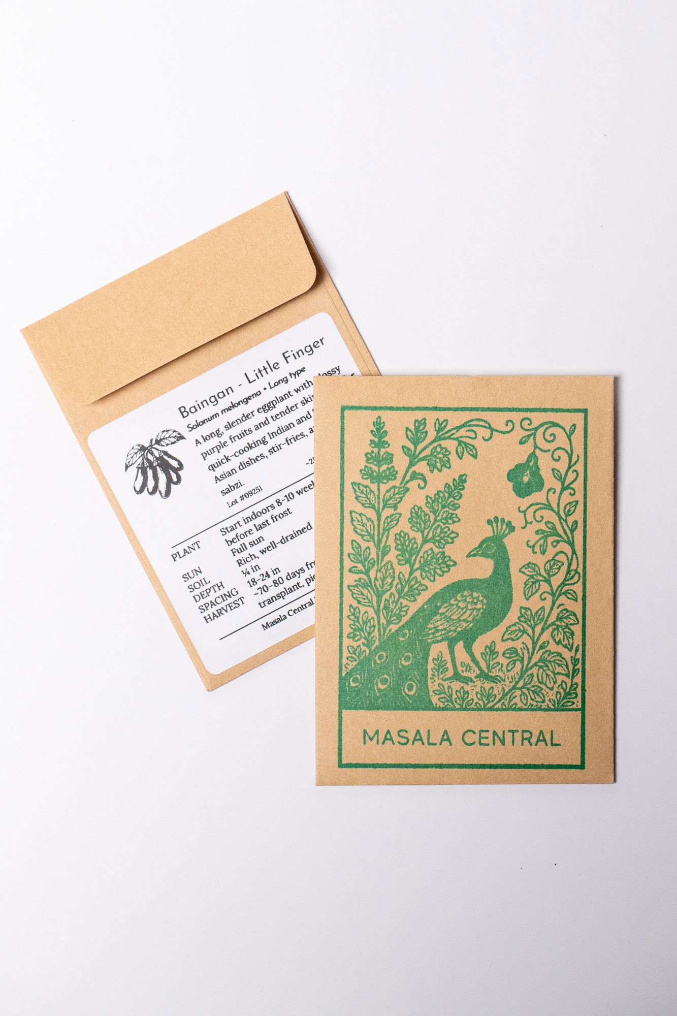 Little Finger baingan seed packets