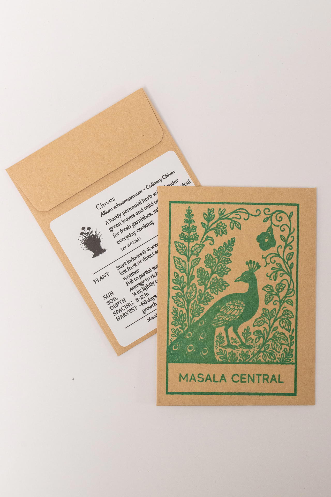 Chives seed packets
