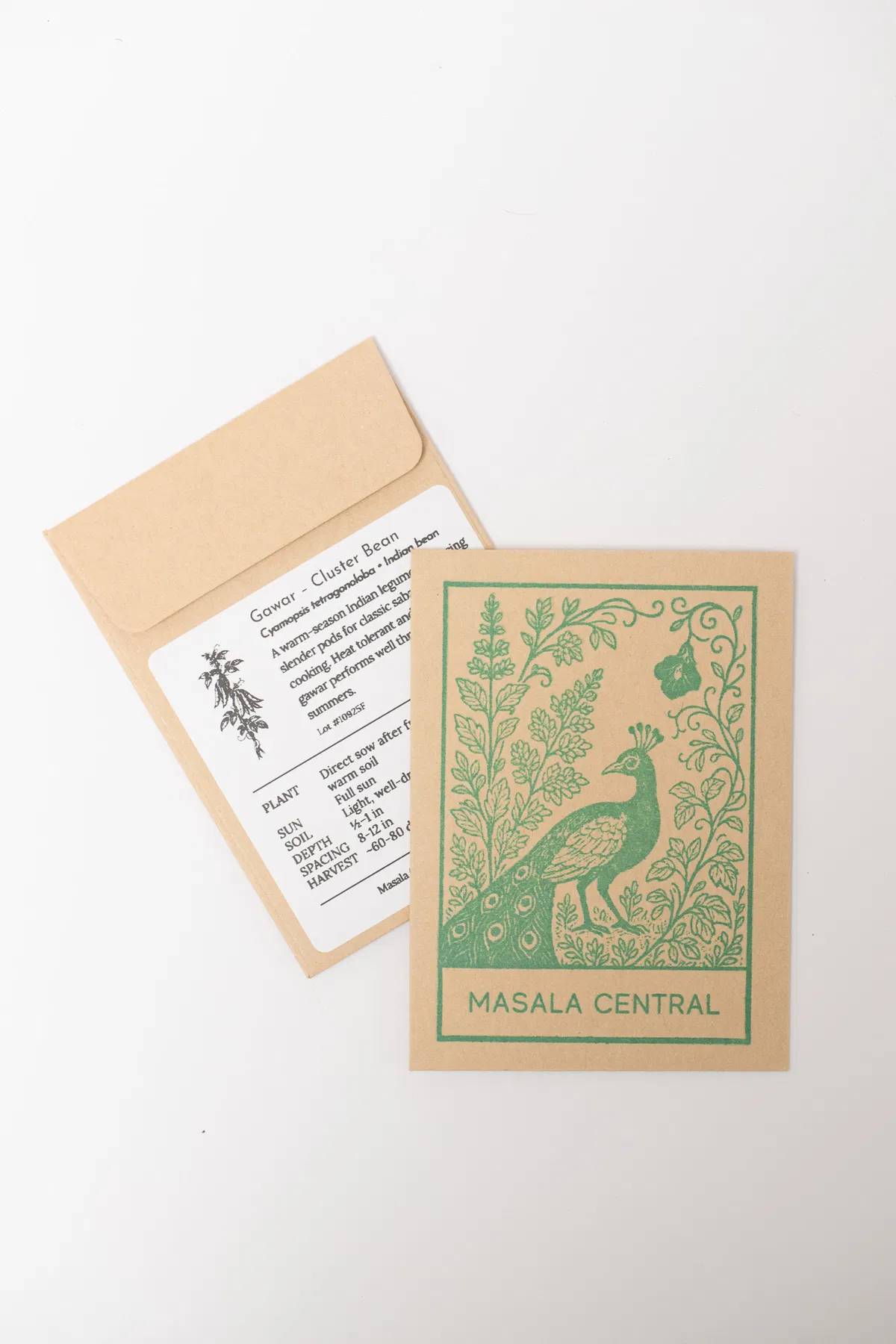 Gawar (cluster bean) seed packet