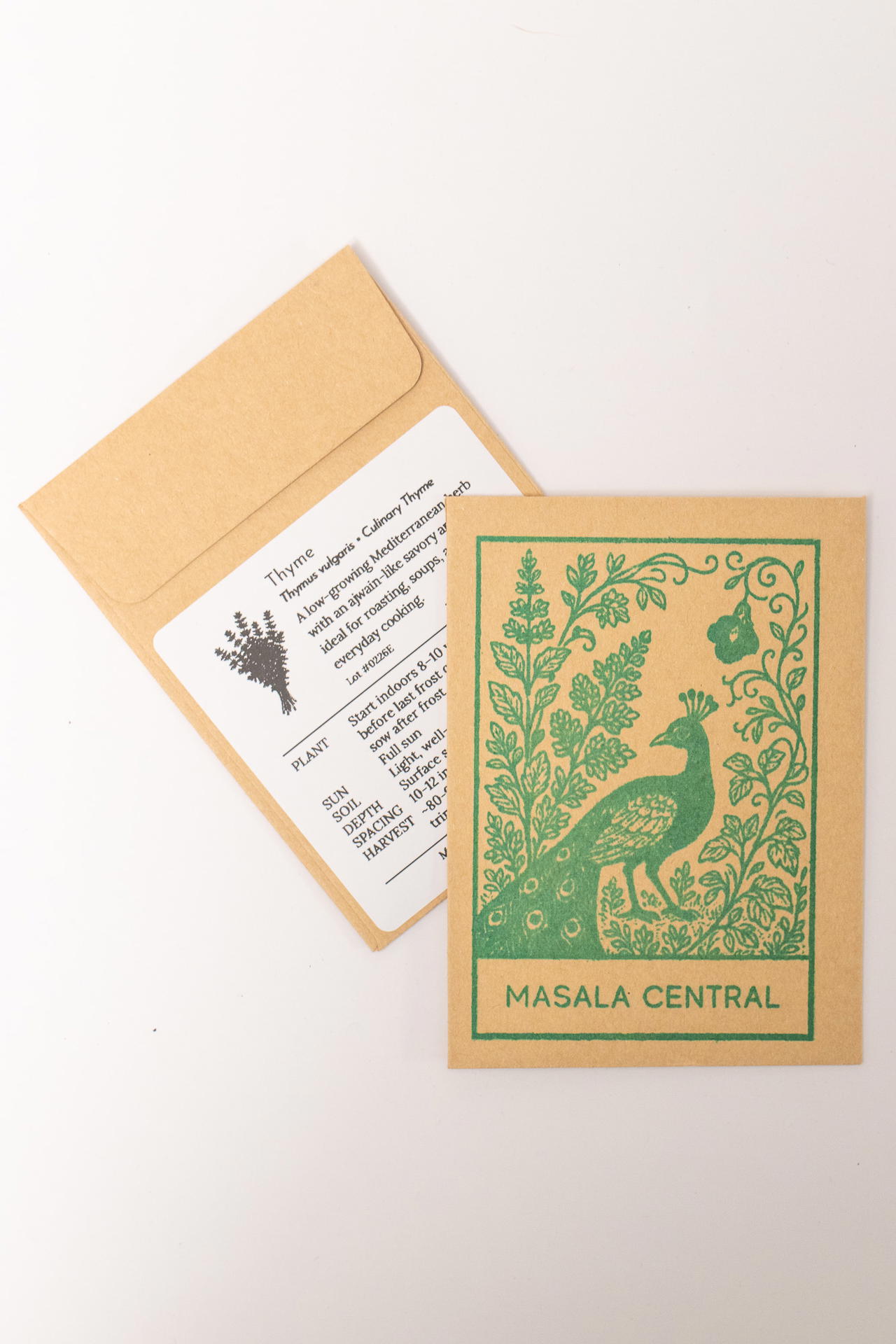 Thyme seed packets