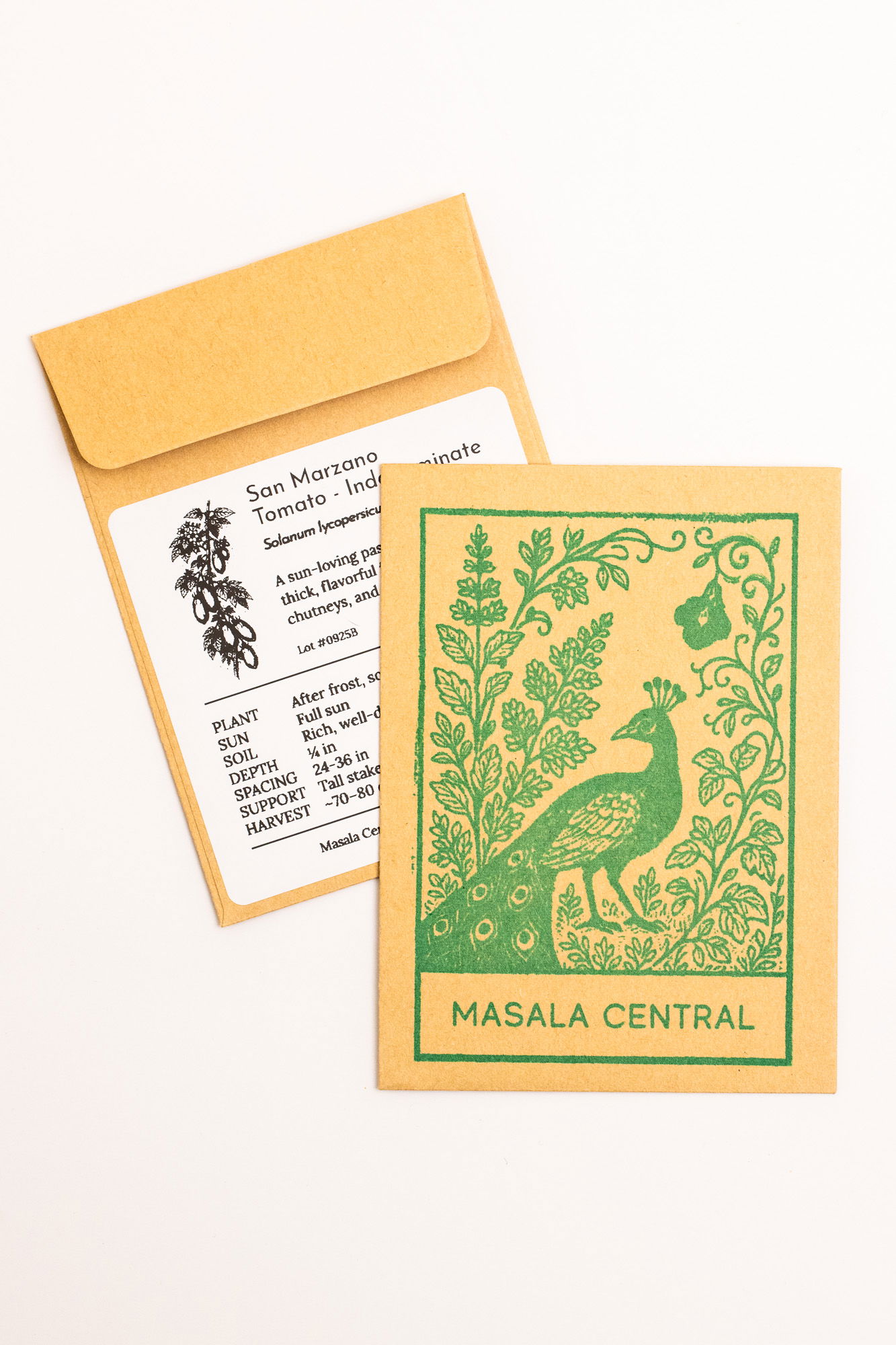 San Marzano (Indeterminate) Tomato seed packets