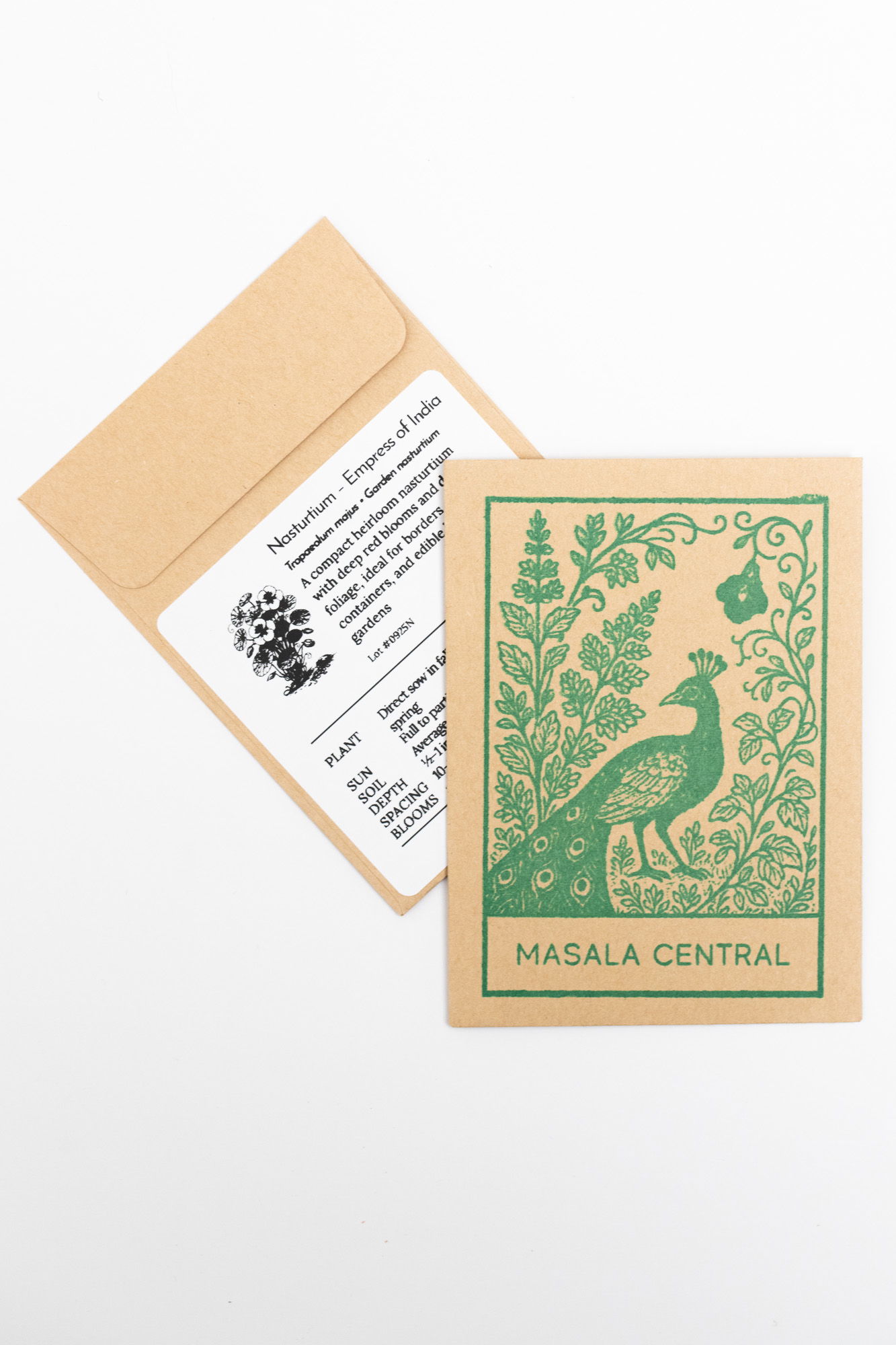 Empress of India Nasturtium seed packets