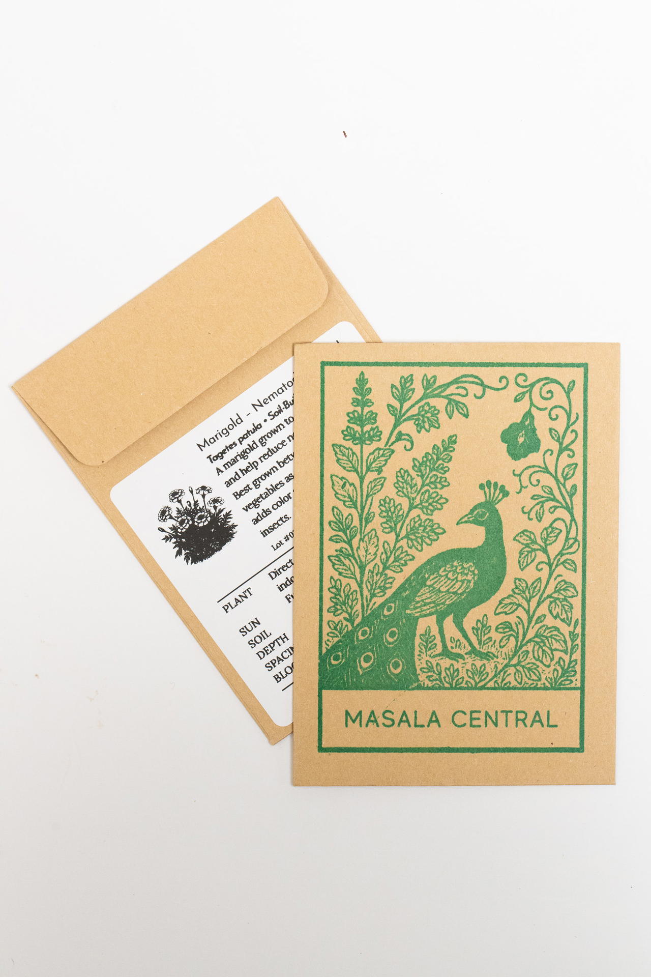 Marigold Nematoe Control seed packet