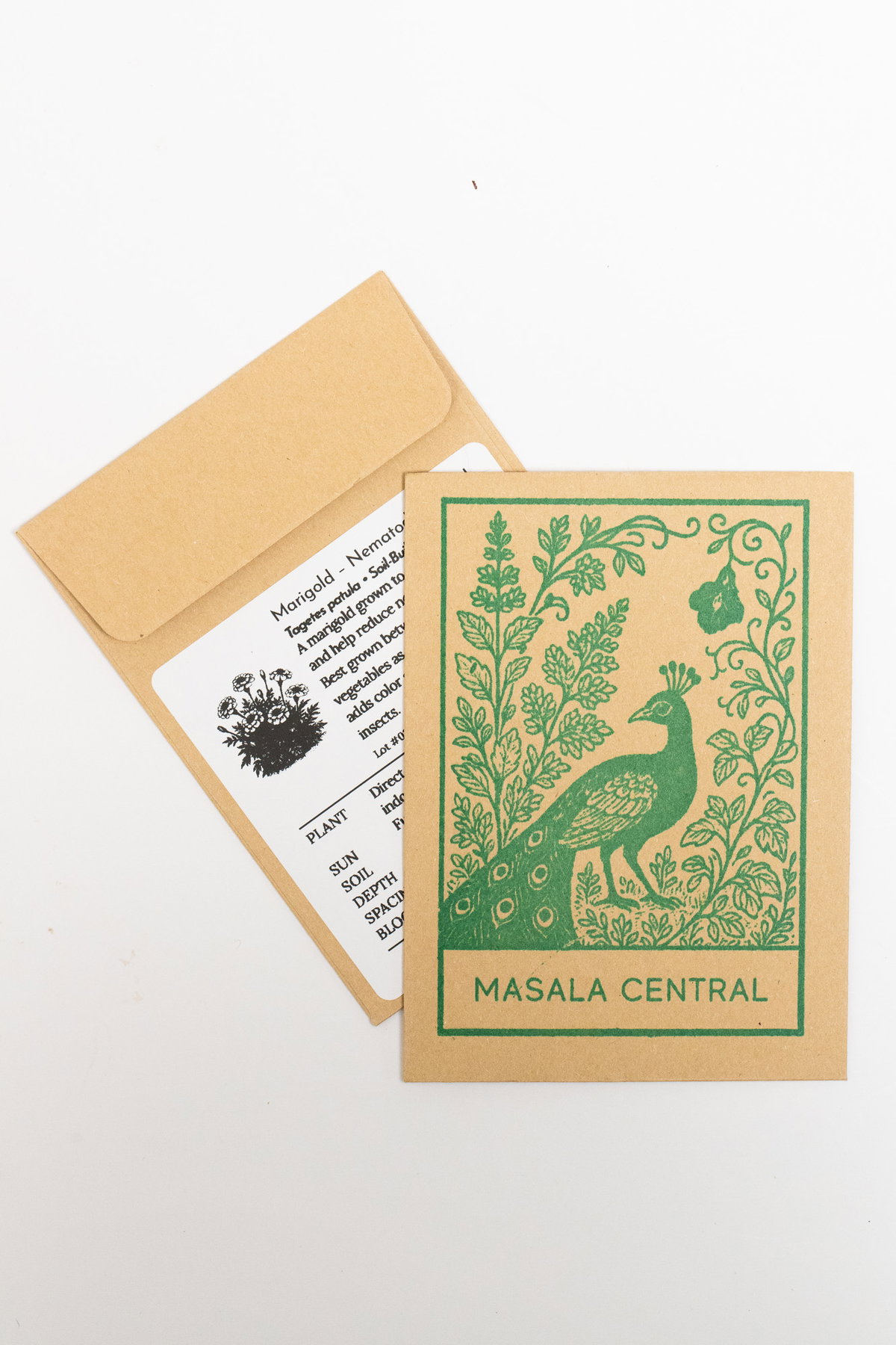 Marigold Nematoe Control seed packet